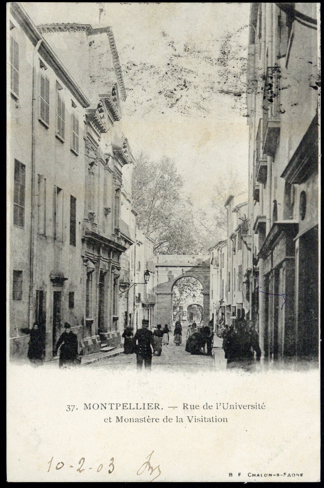 Rue de l'Université et Monastère de la Visitation