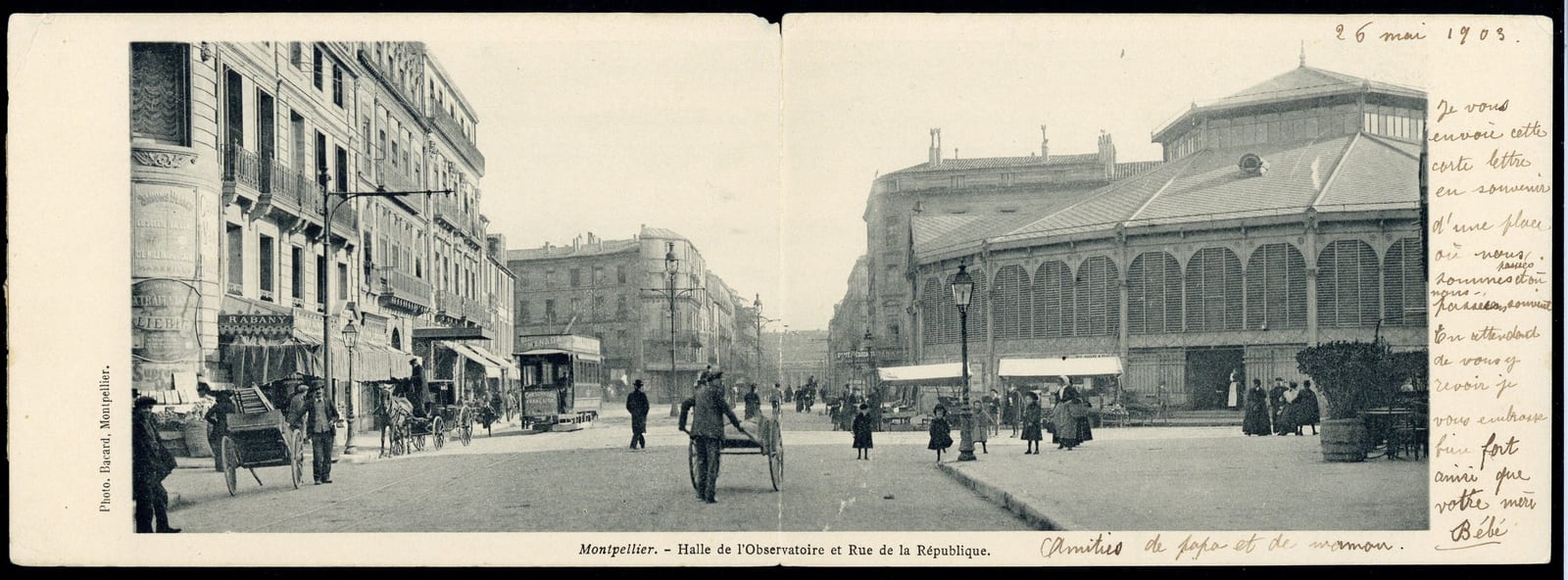 Halle de l'Observatoire et Rue de la République
