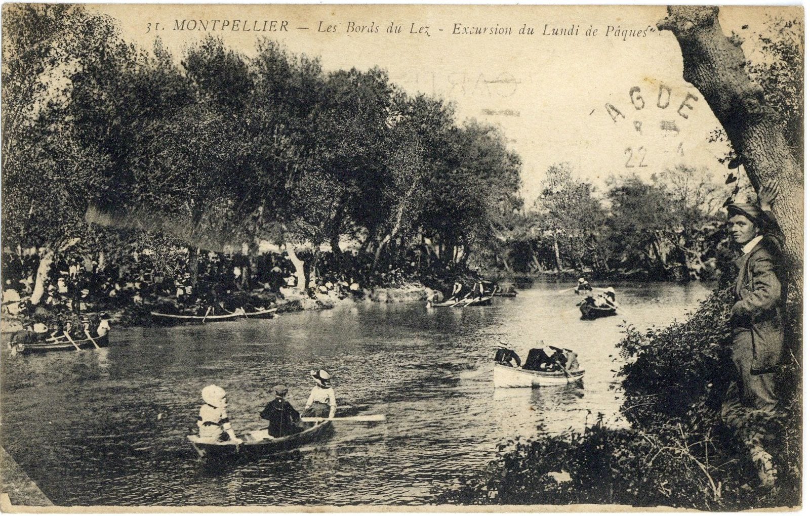 Les Bords du Lez, E x cursion du Lundi de Pâques