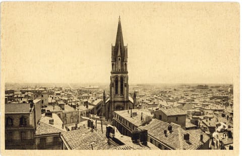 Hérault Panorama vers l'Eglise Sainte-Anne