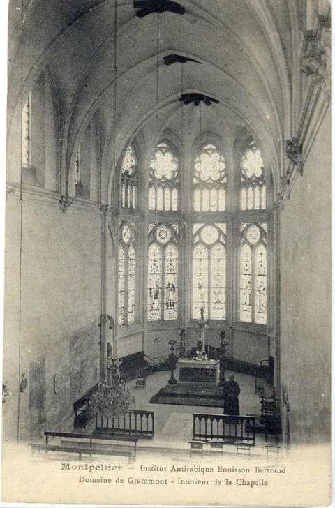 Institut Antirabique Bouisson Bertrand Domaine de Grammont Intérieur de la Chapelle