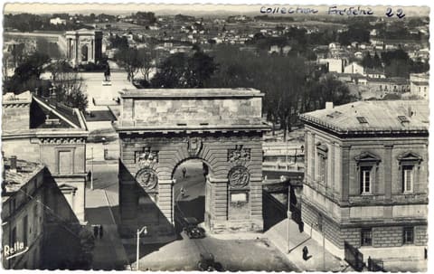 Hérault Vue d'ensemble de l'Arc de Triomphe et du Peyrou