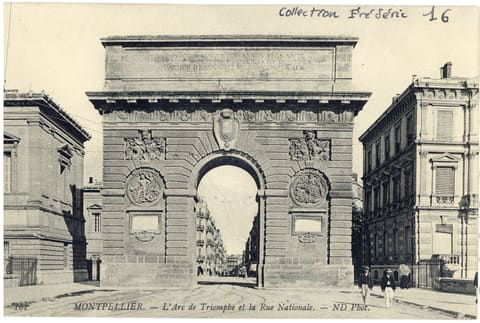 L'Arc de Triomphe et la Rue Nationale