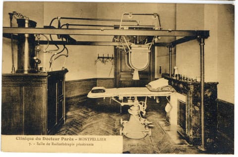 Clinique du Docteur Parès, Montpellier, Salle de Radiothérapie pénétrante