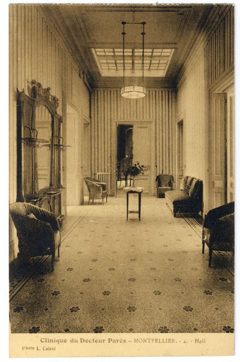 Clinique du Docteur Parès, Montpellier, Hall