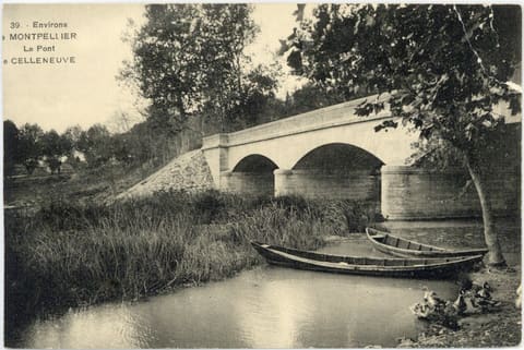 Environs de Montpellier Le Pont de Celleneuve