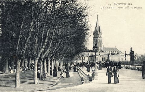 Un Coin de la Promenade du Peyrou