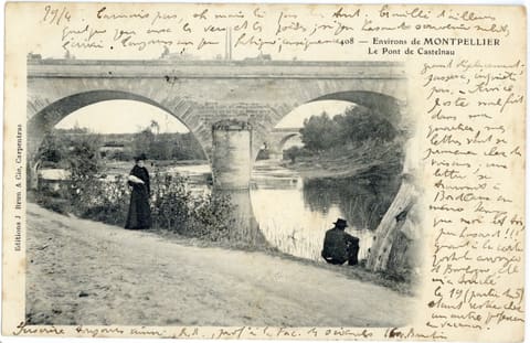 Environs de Montpellier Le Pont de Castelnau