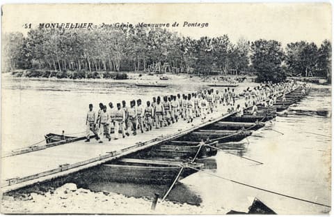 2me Génie, Manoeuvre de Pontage