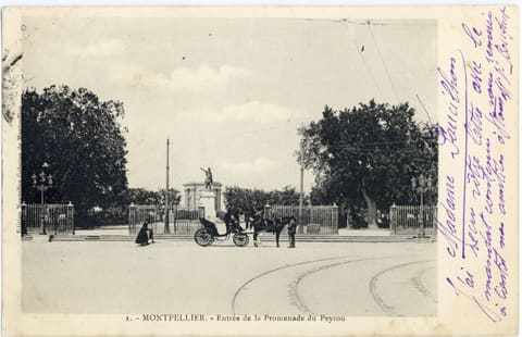 Entrée de la Promenade du Peyrou