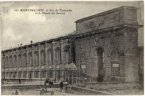 L'Arc de Triomphe et le Palais de Justice