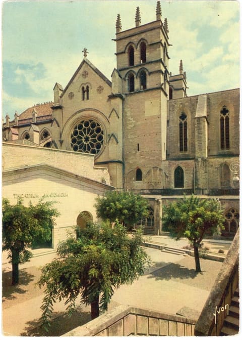 Hérault Cathédrale Saint-Pierre et Amphithèâtre de la Faculté de Médecine
