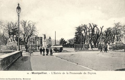 L'Entrée de la Promenade du Peyrou