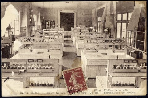 Ecole de l'Agriculture, Chimie, Laboratoire des élèves