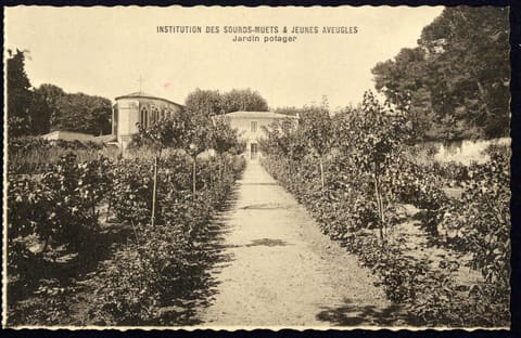 Institut des Sourds-Muets et Jeunes Aveugles, Jardin potager