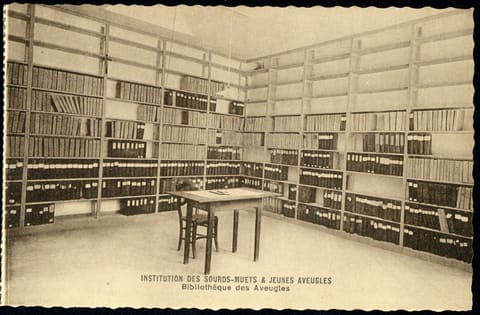 Institut des Sourds-Muets et Jeunes Aveugles, Bibliothèque des Aveugles