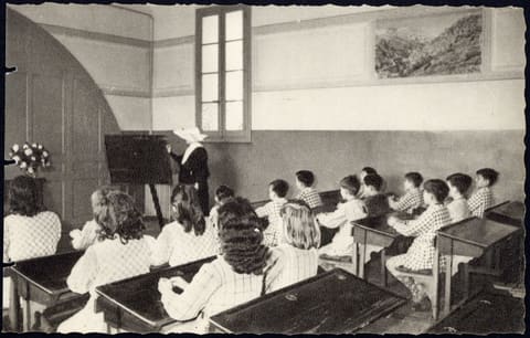 Préventorium de Grammont, Une Salle de Classe