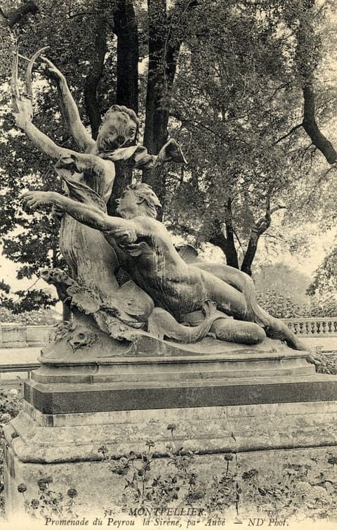 Promenade du Peyrou La Sirène par Aubé