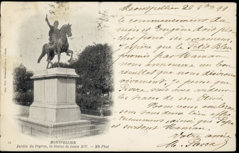 Jardin du Peyrou, La Statue de Louis x IV