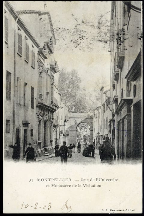 Rue de l'Université et Monastère de la Visitation