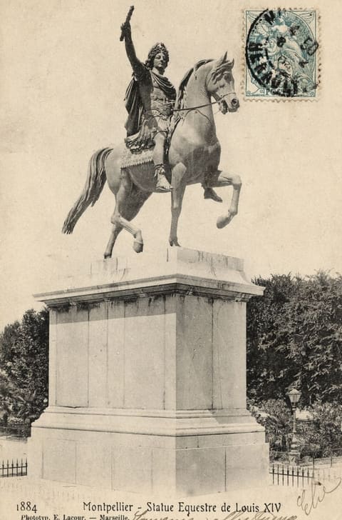 Statue Equestre de Louis x IV