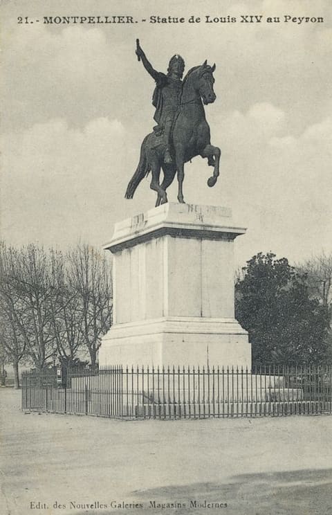 Statue de Louis x IV au Peyrou