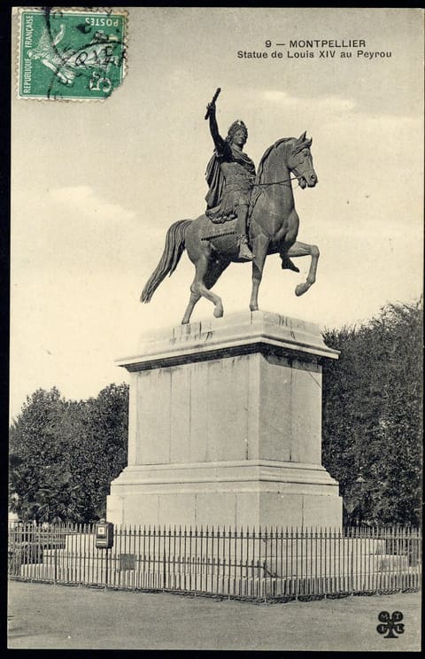 Statue de Louis x IV au Peyrou