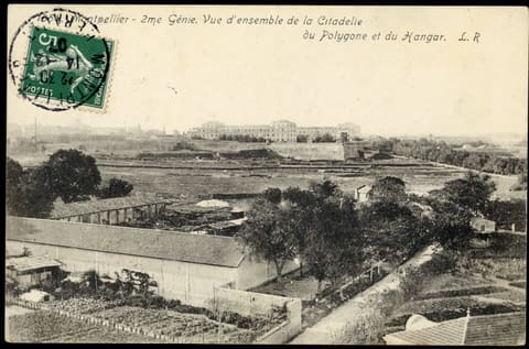 2ème Génie, Vue d'ensemble de la Citadelle du Polygone et du Hangar