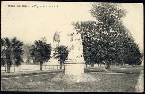 Le Peyrou et Louis x IV [et la statue d'Hécate]