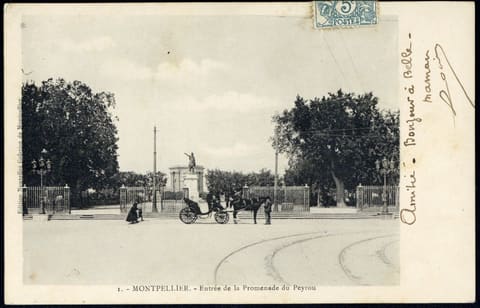 Entrée de la Promenade du Peyrou