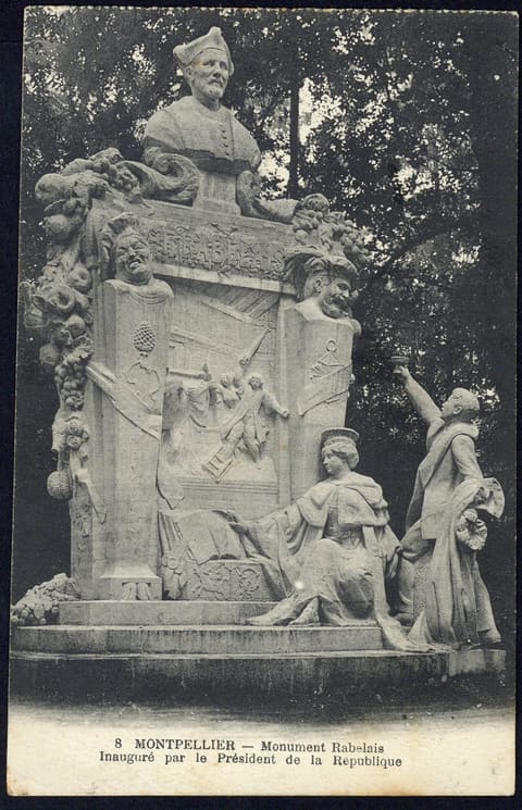 Monument Rabelais, Inauguré par le Président de la République