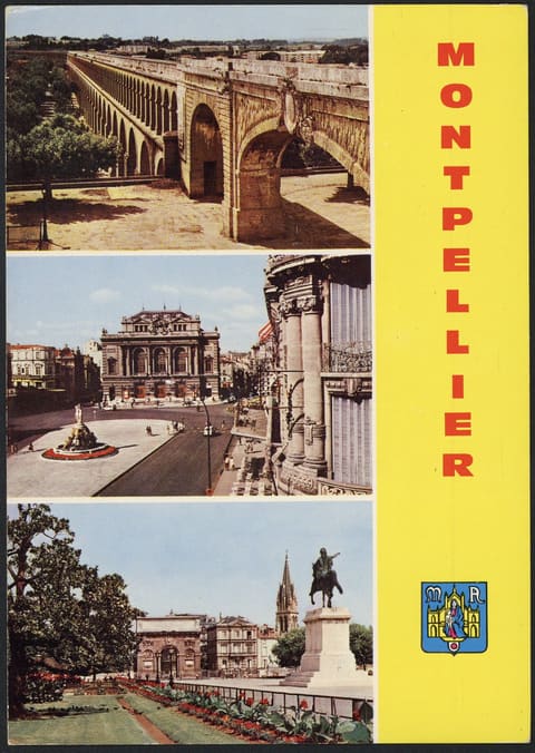Hérault, L'Aqueduc, Place de l'Oeuf et le Théâtre, Le Peyrou