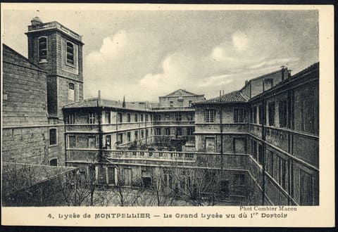 Lycée de Montpellier, Le Grand Lycée vu du premier Dortoir