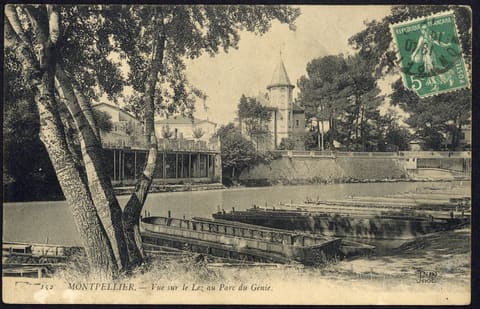 Vue sur le Lez au Parc du Génie