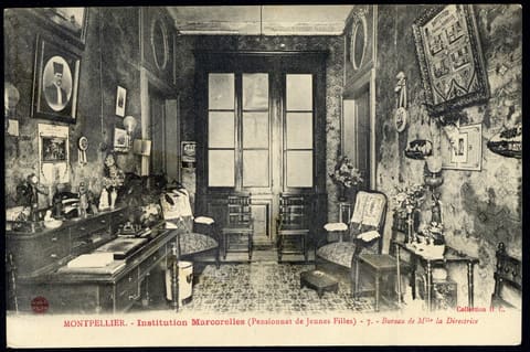 Institution Marcorelles, Pensionnat de jeunes filles, Bureau de Mlle la Directrice