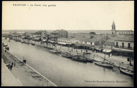 Palavas, Le Canal, rive gauche