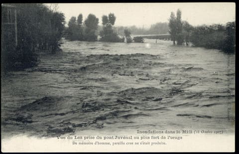 Inondations dans le Midi, 16 Octobre 1907