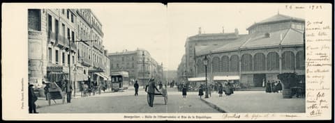 Halle de l'Observatoire et Rue de la République
