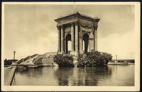 (Hérault), Jardin du Peyrou, Le Château d'Eau