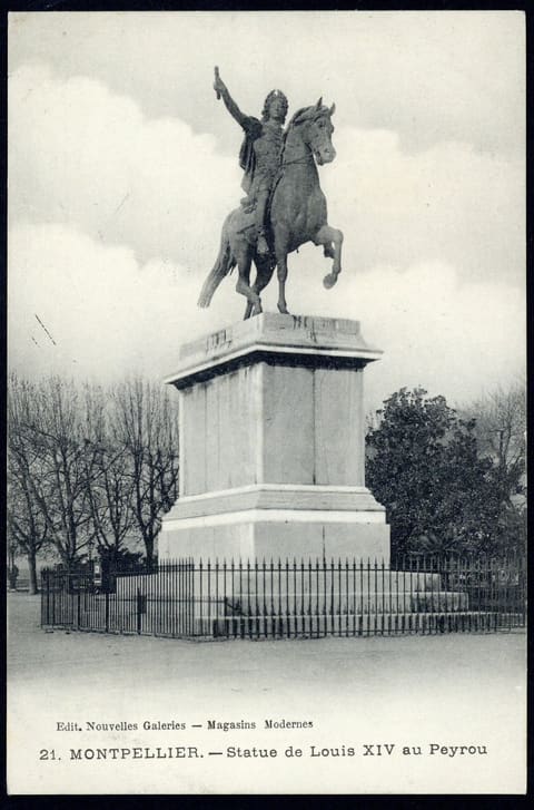 Statue de Louis x IV au Peyrou (SD)