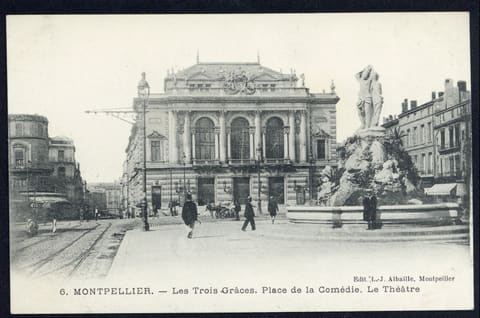 Les Trois-Grâces, Place de la Comédie, Le Théâtre (SD)