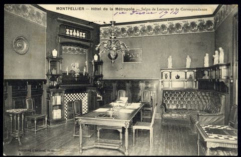 Hôtel de la Métropole, Salon de Lecture et de Correspondance