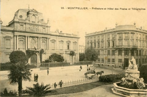 22, Montpellier, Préfecture et Hôtel des Postes et Télégraphes