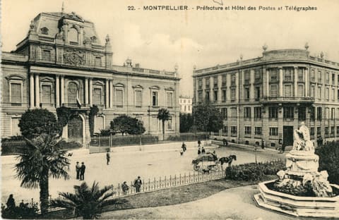 27, Montpellier, La Préfecture et la Poste