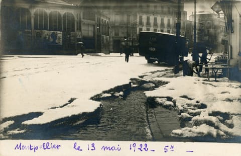 [Grêle, 13 mai 1922, Place de l'Observatoire]