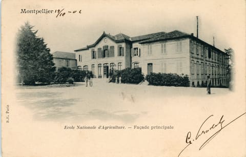 Ecole nationale d'Agriculture, Façade principale