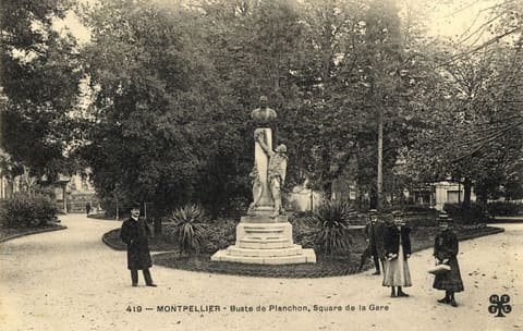Buste de Planchon Square de la Gare