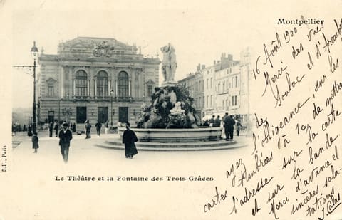 Le Théâtre et la Fontaine des Trois Graces