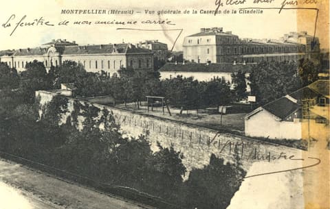 (Hérault) Vue générale de la Caserne de la Citadelle