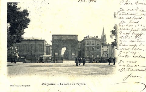 La sortie du Peyrou